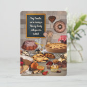 Bakfeestje Kaart (Staand voorkant)