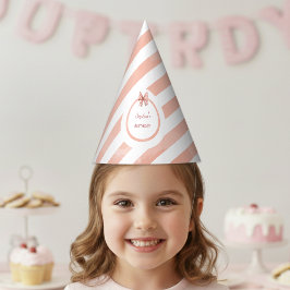 Bakfeestje Meisjes Verjaardag Fun Roze Pastel Feesthoedjes