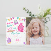 Bakfoto-uitnodiging Kaart (Staand voorkant)