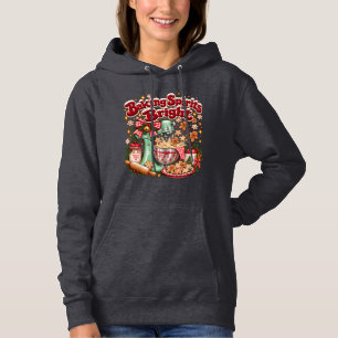 Bakgeesten Oplichten Retro Kerst Gingerbread Hoodie