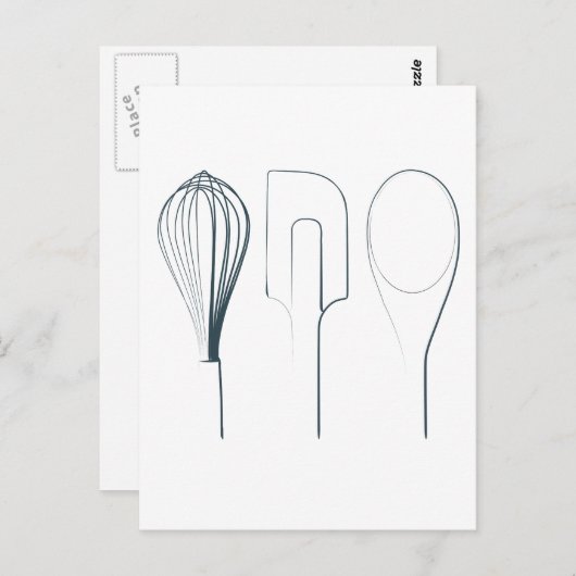 Bakgereedschap Briefkaart (Voorkant / Achterkant)