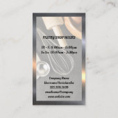 Bakgereedschap | Chef-Pet en -gereedschap Visitekaartje (Achterkant)