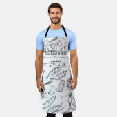 Bakgereedschap en voedsel Moderne bakker Schort (Gedragen)
