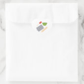 Bakgereedschap Hart Sticker (Tas)