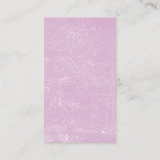 Bakgereedschap | Paarse textielachtergrond Visitekaartje (Achterkant)