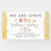 Bakgereedschap Social Media Bakkerij Bedrijf Spandoek (Horizontaal)