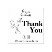 Bakgerei Dank u bedrijfsnaam Bakkerij Rubberstempel (Afrduk)