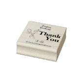 Bakgerei Dank u bedrijfsnaam Bakkerij Rubberstempel (Stempel)