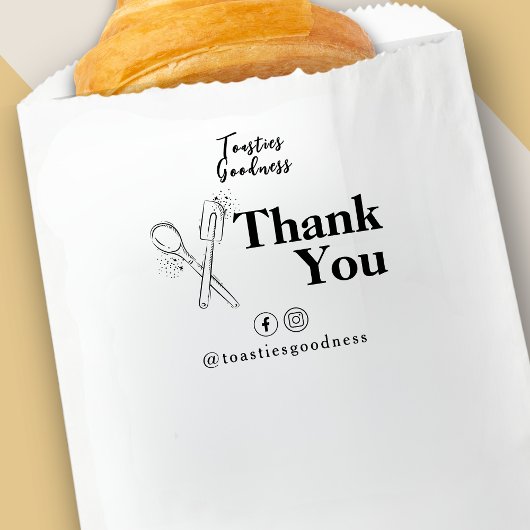 Bakgerei Dank u bedrijfsnaam Bakkerij Rubberstempel