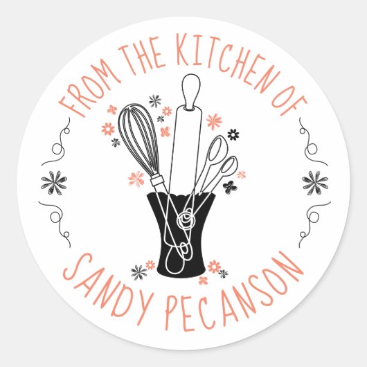 Bakgerei Vaas Bakkerij uit de keuken van Ronde Sticker (Voorkant)