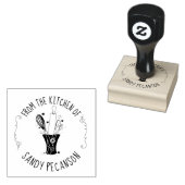 Bakgerei vaas uit de keuken van stempel (Gestempeld)