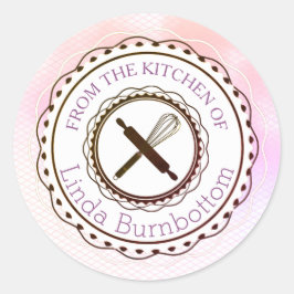 Bakgerei whisk uit de keuken van sticker