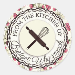 Bakgerei whisk uit de keuken van sticker