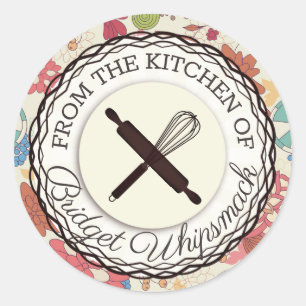 Bakgerei whisk uit de keuken van sticker