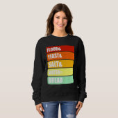 Bakgist Brood - bloem Gist Zout Water Brood Trui (Voorkant volledig)