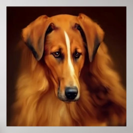 Bakharwal Dog - Dog Portrait Poster