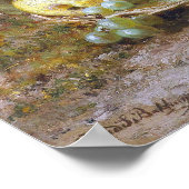 Bakhuyzen - Vruchten met druiven en peren Poster (Hoek)