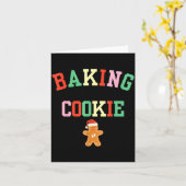 Baking A Little Cookie Pregnant Christmas Mom To B Kaart (Gele Bloem)