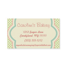 Baking and Bakery Boutique, Green Polka Dot