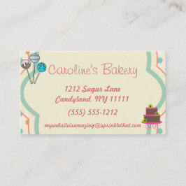 Baking and Bakery Boutique, Polka Dot Visitekaartje
