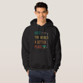 Baking And Cooking  Bake The World A Better Place  Hoodie (Voorkant volledig)