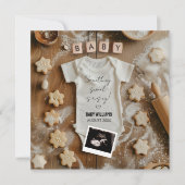 Baking Baby Announcement Kaart (Voorkant)