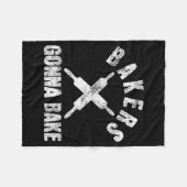 Baking Baker Bakery  Fleece Deken (Voorkant (Horizontaal))