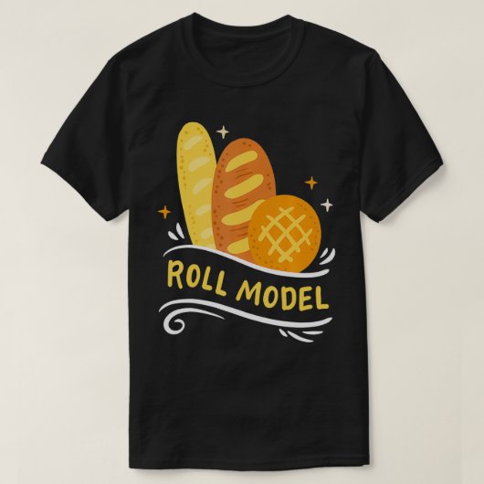 Baking Baker Bread Roll T-shirt (Design voorkant)