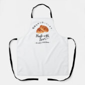 Baking Baker Butter Roll Bread Modern Bakery Schort (Voorkant)