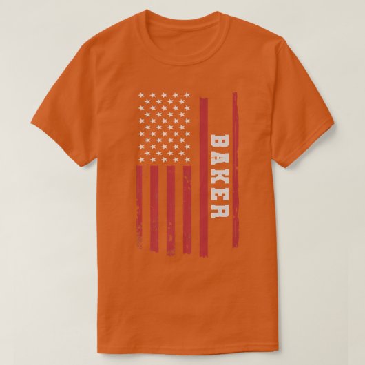Baking Baker Koking Cake Cupcake VS vlag T-shirt (Design voorkant)