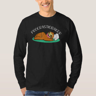 Baking Baker voor vrouwen Mannen Kinder sleuf T-shirt