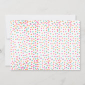 Baking bash party meisje decoreren verjaardagsfees kaart (Achterkant)