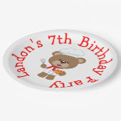 Baking Beer Birthday Party Papieren Bordje (Gekanteld)