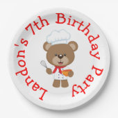 Baking Beer Birthday Party Papieren Bordje (Voorkant)