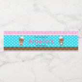 Baking Beer Birthday Party Waterfles Etiket (Enkel label)