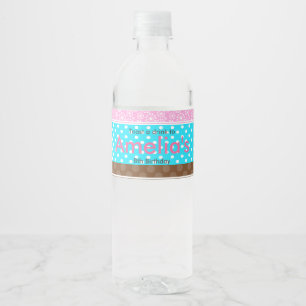 Baking Beer Birthday Party Waterfles Etiket