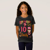 Baking Birthday Girl Party Theme Matking  T-shirt (Voorkant volledig)