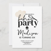 Baking Birthday Party Whisk Pet Cupcake Kaart (Voorkant)