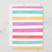 Baking Birthday Uitnodiging (Achterkant)