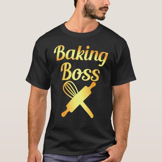 Baking Boss Baker Bake T-shirt (Voorkant)