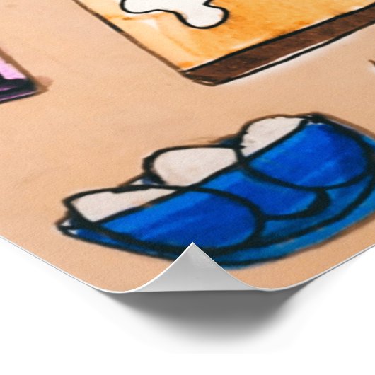 Baking Bread Cat Print (Hoek)