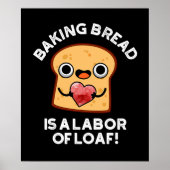 Baking Bread is een arbeidster van het brood met b Poster (Voorkant)
