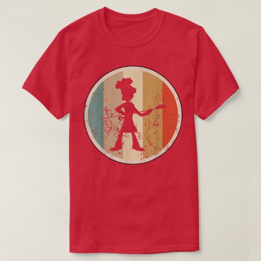 Baking Bread Master Baker Bakery Retro Dis T-shirt (Design voorkant)