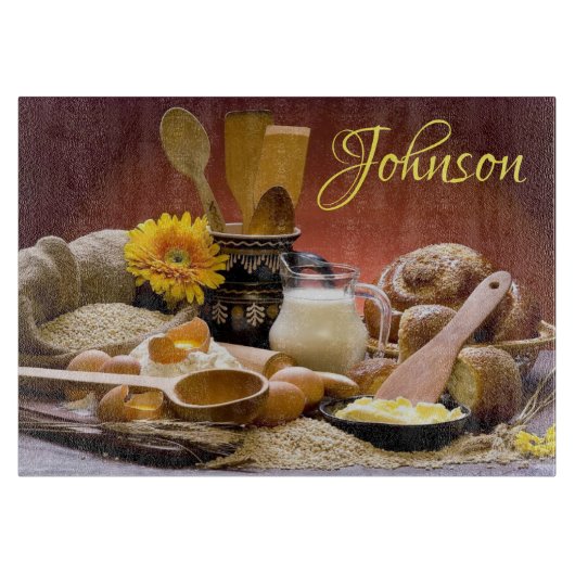 Baking Bread Snijplank (Voorkant)