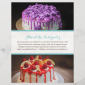 Baking Cake Decorating Class Event Flyer Sjabloon (Achterkant)