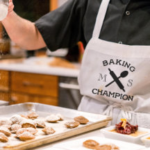 Baking Champion White Kitchen Schort voor bakkerij