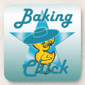 Baking Chick #7 Drankjes Onderzetter (Voorkant)