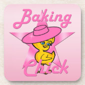 Baking Chick 8 Drankjes Onderzetter (Voorkant)