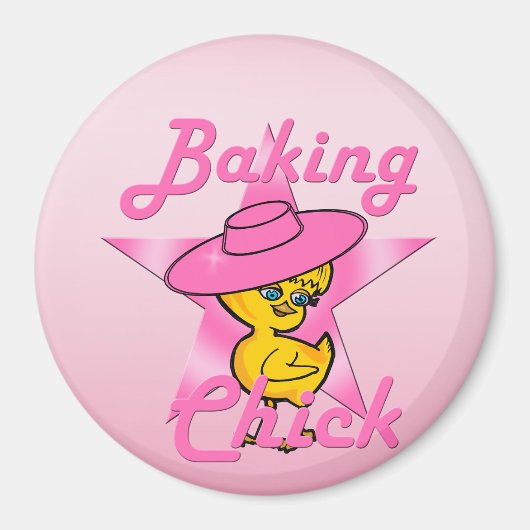 Baking Chick 8 Magneet (Voorkant)
