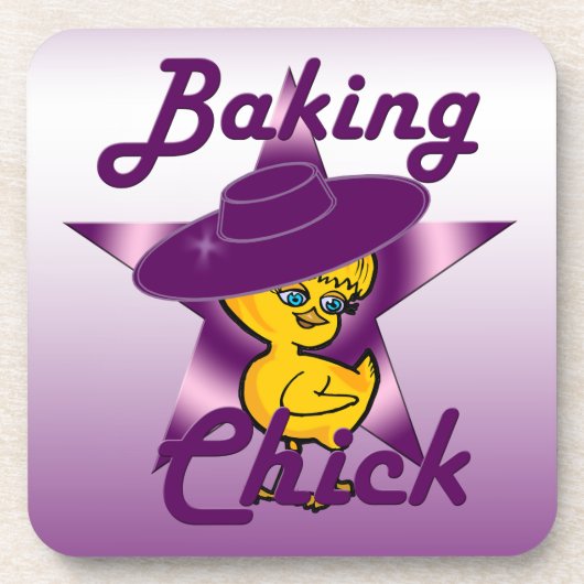 Baking Chick #9 Drankjes Onderzetter (Voorkant)
